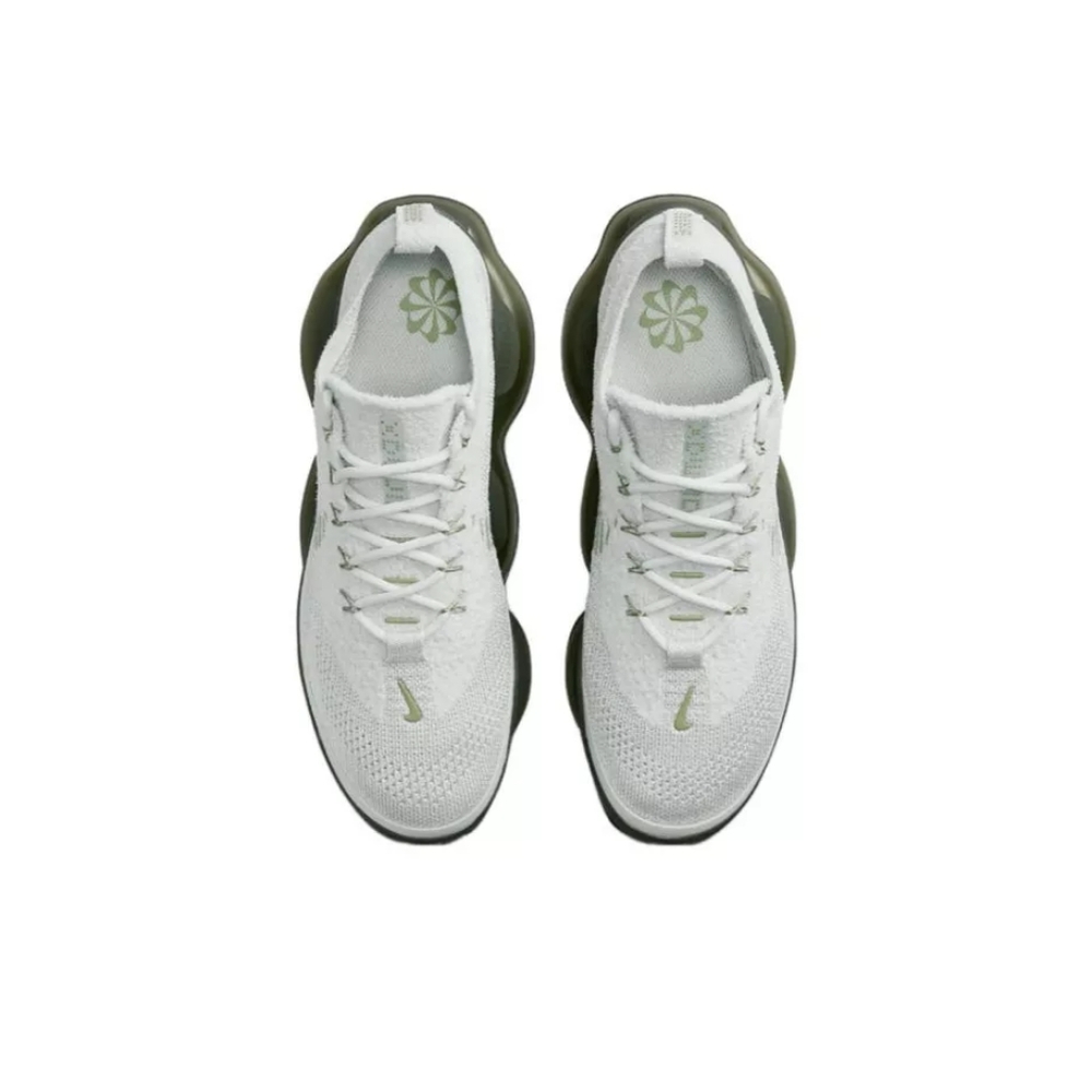 Men's Stylish White and Gray Sneakers - Picture 5 of 11